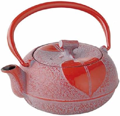 TOKYO MATCHA SELECTION - [Rare] Nanbu Tetsubin - Konoha 0.3 Liter - Japanese Red cast iron teapot from Iwate Japan [Standard ship by EMS: with Tracking & Insurance] by Tokyo+Matcha+Selection