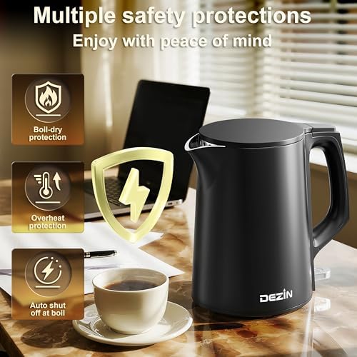 Dezin 0.8L Small Electric Kettle, Stainless Steel Portable Travel Kettle - Image 7