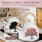ARC 2 QT Whistling Milk White Tea Kettle with Magic Color Changing Design - Image 3