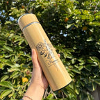 Bamboo Water Tumbler Personalize Travel Mug Custom Engraved Tea Tumbler with Infuser Wooden Bottle Birthday Gift Flower for Tea Lover, Mom, Women Tea Infuser (BB004-17oz, 17 oz) - Image 6