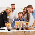 6 Set Employee Appreciation Gifts Glass Cups, Novelty Style - Image 5