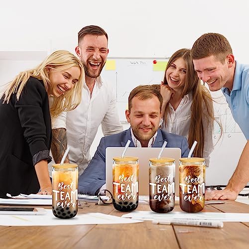 6 Set Employee Appreciation Gifts Glass Cups, Novelty Style - Image 5