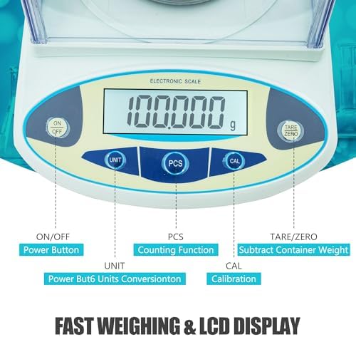 CXRCY Lab Scale 500g x 0.001g, Digital Scale with Windshield - Image 4