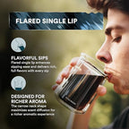 Airtight Cold Brew Iced Coffee Maker 1.0L with Double Wall Single Lip Insulated Glass Cup - Image 7