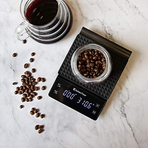 KitchenTour Ceramic dosing Cup & Anti-Static Sprayer & Grind Size Tool with Coffee Scale 3kg/0.1g - Image 6
