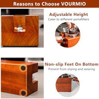 Wooden Espresso Tamping Station for 51-54mm & 58mm Portafilters - Image 4