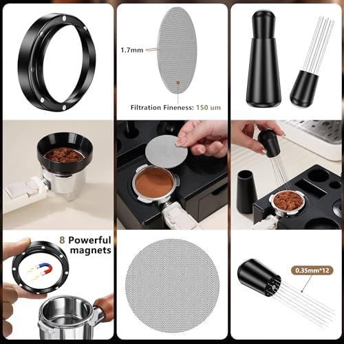 9PCS Espresso Accessories Kit，58mm Coffee Tamper Set Fits Breville - Image 6