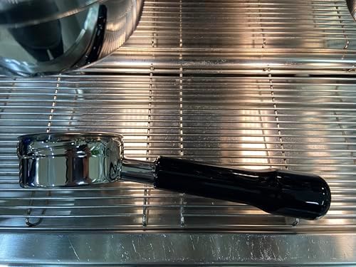58mm Bottomless Portafilter Compatible with La Marzocco Espresso Machine Stainless Steel Espresso Portafilter with Double Shot Filter Basket Espresso Accessories-Handle Plastic - Image 7