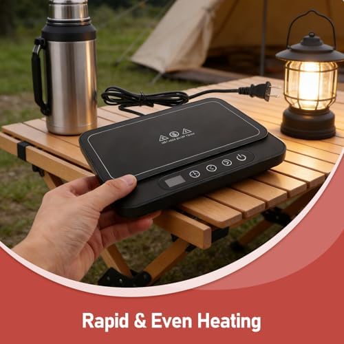 Xmas Mug Warmer 50w with 9 Temperatures, 12h Timer, US Plug - Image 3