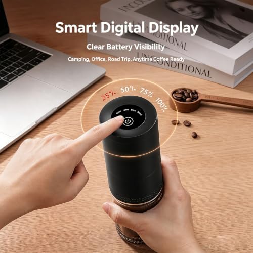 Portable Electric Burr Coffee Grinder - Image 6