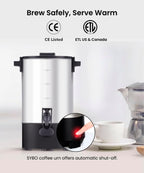 SYBO 30 Cup Stainless Steel Percolator Coffee Maker - Image 5