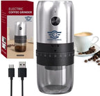 Electric Burr Coffee Grinder for Home Use, 38 Grind Settings, Adjustable Coffee Bean Grinder for Espresso, French Press & Pour Over Coffee, Stainless Steel Design by Sahar Global - Image 5