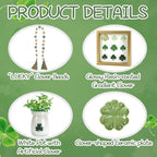 St Patrick's Day Decoration 8 PCS Saint Patty's Day Tiered Tray Decor Set - Image 4