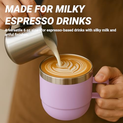 2 Pack 4 oz Espresso Cup with 2 Pack 6 oz Espresso Mug - Image 7