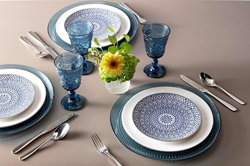 Fortessa Jupiter Glass, 13" Charger/Platter Plate (Set of 4), Pink - Image 5