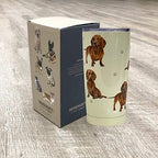 SERENGETI Dachshund 20 Oz. Stainless Steel, Vacuum Insulated Tumbler with Spill Proof Lid - 3D Print - Insulated Travel mug for Hot or Cold Drinks (Dachshund Tumbler) - Image 6