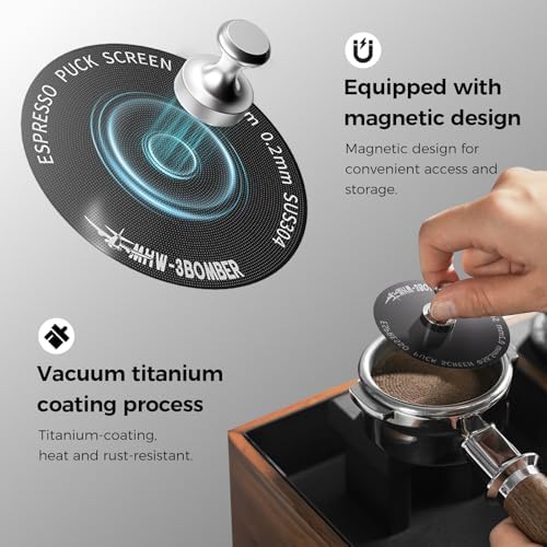 MHW-3BOMBER 58mm Espresso Puck Screen Espresso Funnel - Image 3