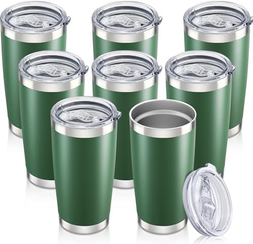 20 oz Tumbler with Lid Stainless Steel Insulated Tumblers Bulk Cups Mug by Orebigo