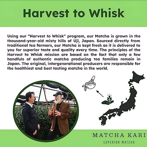 Matcha Kari Complete Matcha Whisk Set - Bowl, Sifter & Scoop - Black - Image 4