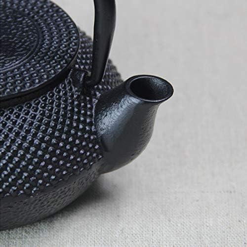 Tetsubin japanese Hobnail tea kettle workshop Healthy Cast Iron Teapot with Stainless Steel Infuser(10.145oz) - Image 7
