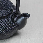 Tetsubin japanese Hobnail tea kettle workshop Healthy Cast Iron Teapot with Stainless Steel Infuser(10.145oz) - Image 7
