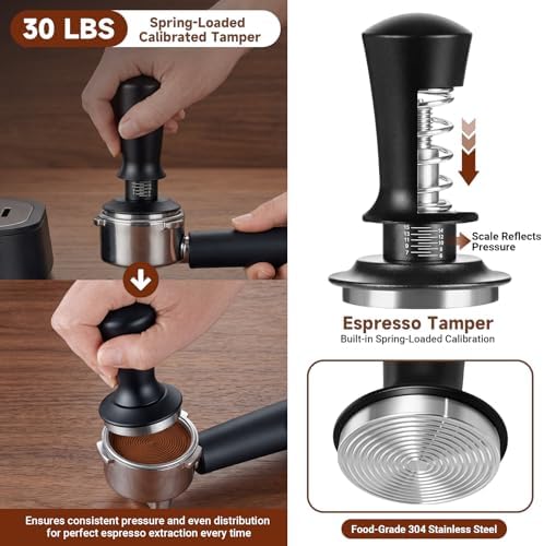 51mm Espresso Accessories Kit, 7 PCS Tamper & Station Set - Image 5