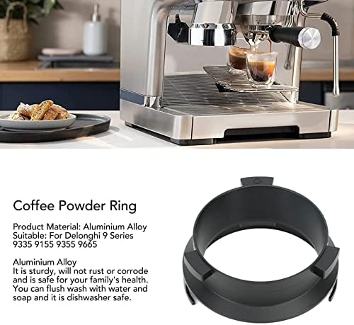 51mm Coffee Powder Ring, Powder Ring Dispenser Doser, Aluminium Alloy Dosing Funnel for 9 Series 9335 9155 9355 9665 (-3113230080111) - Image 2