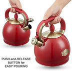 Tea Kettle -2.8 Quart Tea Kettles Stovetop Whistling Teapot Stainless Steel Tea Pots for Stove Top Whistle Tea Pot - Image 3