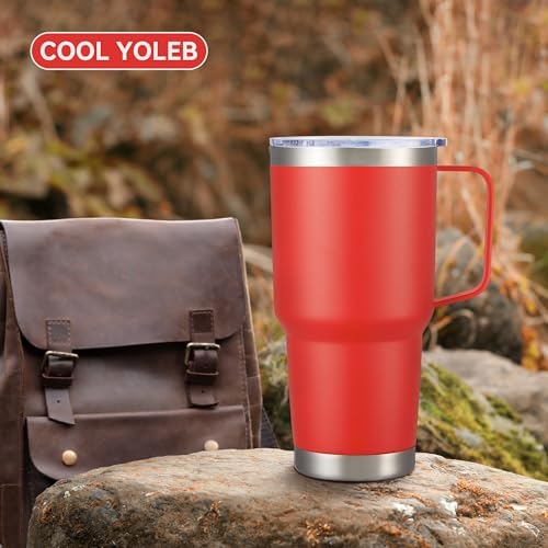 30 oz Stainless Steel Tumblers Bulk with Handle and Lid, 12 Pack - Image 6