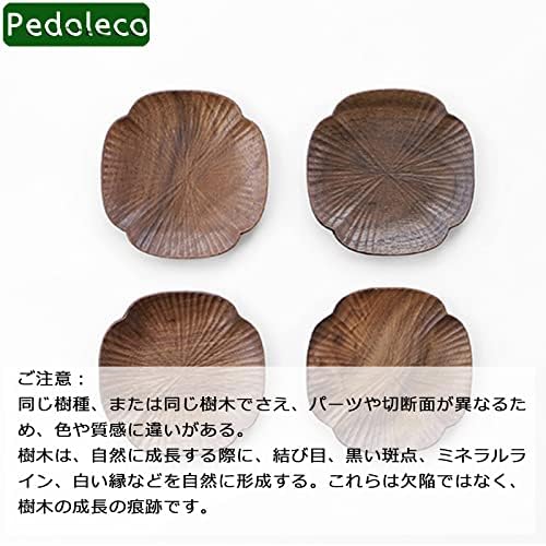 Wooden Coasters for Drinks, Natural Walnut Wood Coasters Set with Non-Slip Cork Back, Cup Mat for Coffee Table, Bar, Kitchen, Home Decor, Heat Resistant - Image 7