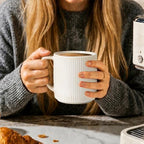 theterra Ceramic Coffee Mugs Set of 4, 14.2 oz Coffee Cups with Handle - Image 6