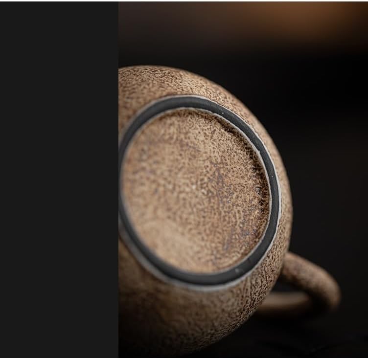 Tea Pots For Loose Tea Old Rock Mud Teapot Handmade Household Retro Teapot Single Pot Japanese Hand-caught Pot Tea Infuser Pot - Image 5