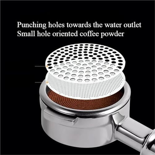 Compatible for XHYKFFILTER 51/53/58mm Coffee Puck Screen, 304 Stainless Steel Double Layer Filter(53mm,5 pcs) - Image 6