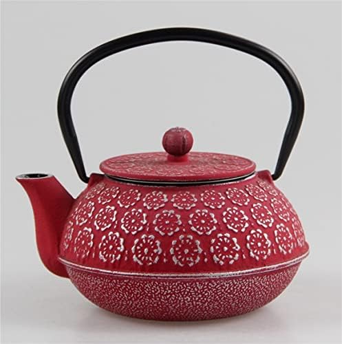 Tea Kettle 20oz/0.6L Teapot Cast Iron Tea Kettle Pot with Infuser Japanese Style Home Teapots(A) - Image 7