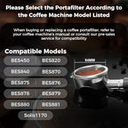 IKAPE 2024 54mm Bottomless Naked Portafilter & 53mm Espresso Tamper - Image 2