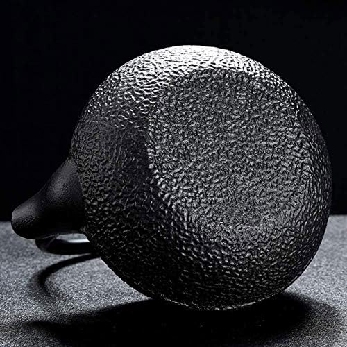 0.3 L Small Japanese Cast Iron Teapot With Stainless Steel Infuser For One Person, Hobnail Tetsubin Kettle For Making Tea, Black - Image 6