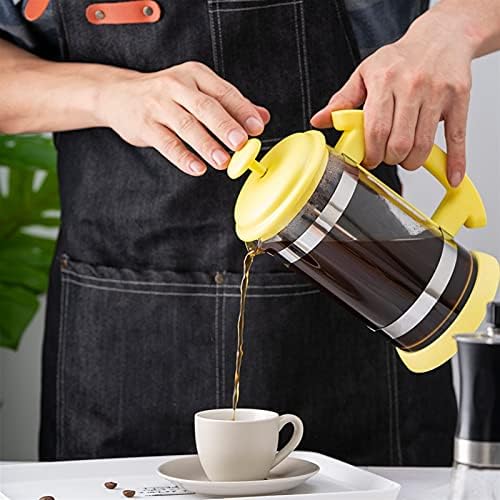 Press Coffee Maker, Coffee Press, Caffettiere，Coffee Maker，Coffee Kettle Coffee Kettle Stainless Steel Glass Teapot Coffee Tea Percolator Filter Press Plunger 1000ml Manual Coffee Espresso Maker Pot ( - Image 5