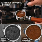 58mm Espresso Tamper Set, 5-IN-1 Espresso Accessories Kit with Coffee Tamper, WDT Tool, Dosing Funnel, Non-slip Mat and Cleaning Brush - Image 3