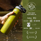 The Tea Spot Steepware Tea Tumbler and Thermos, 22oz, Tea Bottle with tea infuser for loose leaf tea or iced coffee, Sleek Double Wall Tumbler & Insulated Travel Bottle - Black - Image 5