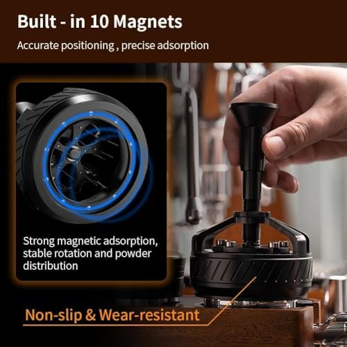 Coffee WDT Tool 58mm Espresso Distribution Tool with 0.25mm x 14 Needles - Image 6