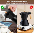 SHANGSKY Coffee Pot Electric Coffe Maker 6 Cup, Espresso Coffee Maker - Image 3