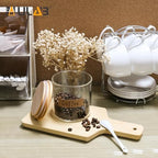 ULAB 3.5mm Thick Glass Food Container Set with Lid, 62.6 OZ Clear Storage Jar, Pack of 2, Glass Airtight Canisters set for Cookie, Pasta, Coffee Beans, USJ1005 - Image 7