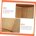Wood Espresso Knock Box Station for Used Coffee Grounds Disposal - Image 2