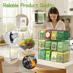 Jumyee 12 Compartment Acrylic Tea Bag Organizer Display - Image 5