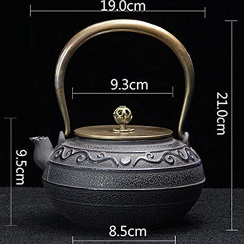 tetsubin 40oz cast iron kettle workshop japanese Healthy cast iron Teapot with Stainless Steel Infuser （1200mL）【1.75Kg】 - Image 3