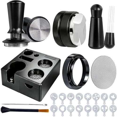 9 PCS 54mm Espresso Accessories Kit with Tamper Station by Unknown