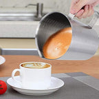 Stainless Steel Pitcher Stainless Steel Pitcher 1500ml Stainless Steel Coffee Milk Frothing Cup with Scale for Latte Art Coffee Shop Use - Image 7