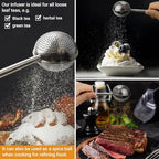 3Pcs Ball Tea Strainer with Long Handle for Loose Leaf Tea and Mulling Spices Stainless Steel Tea Infuser Tea Filter - Image 6
