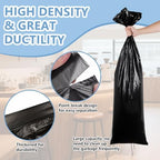 Espresso Knock Box Garbage Bags for Commercial Floor Standing coffee knock box Large trash bags for Coffee Grounds for Shop, Bar, Kitchen (4Roll/100pcs) - Image 3