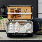 Chinese Tea Set Traditional, Chinese Gongfu Tea Set with 6 Cups, Kung Fu Tea Set for Adults (JYMT Sidehandle6) - Image 6